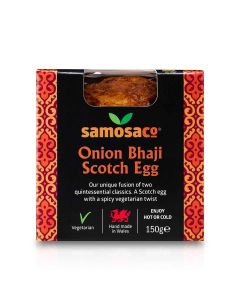 Samosaco - Onion Bhaji Scotch Egg - 6 x 150g (Min 10 DSL)