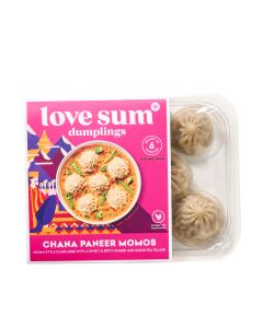 Love Sum Dumplings - Chana Paneer Momos - 5 x 210g (Min 13 DSL)