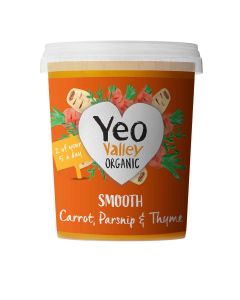 Yeo Valley  - Smooth Carrot, Parsnip and Thyme Soup - 6 x 400g (Min 13 DSL)