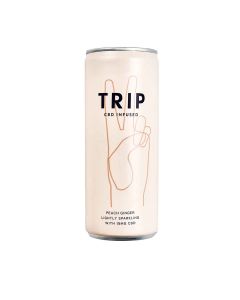TRIP - CBD Infused Peach Ginger Drink - 12 x 250ml