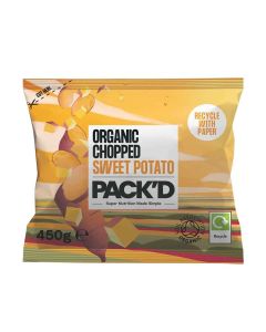 PACK'D - Organic Sweet Potato Chunks - 24 x 450g