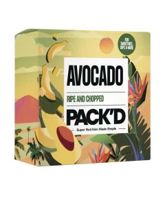 PACK'D - Ripe & Chopped Avocado - 5 x 300g