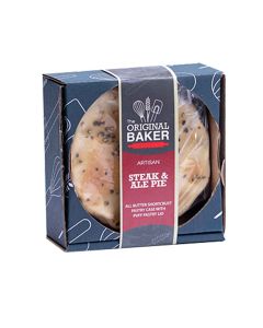 The Original Baker - Retail Packed Steak & Ale Small Pie  - 27 x 260g