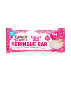Flower & White - Birthday Cake Meringue Bar - 12 x 20g