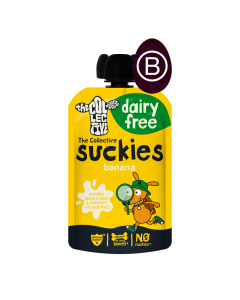 The Collective - Dairy Free Suckies Banana - 6 x 85g (Min 18 DSL)